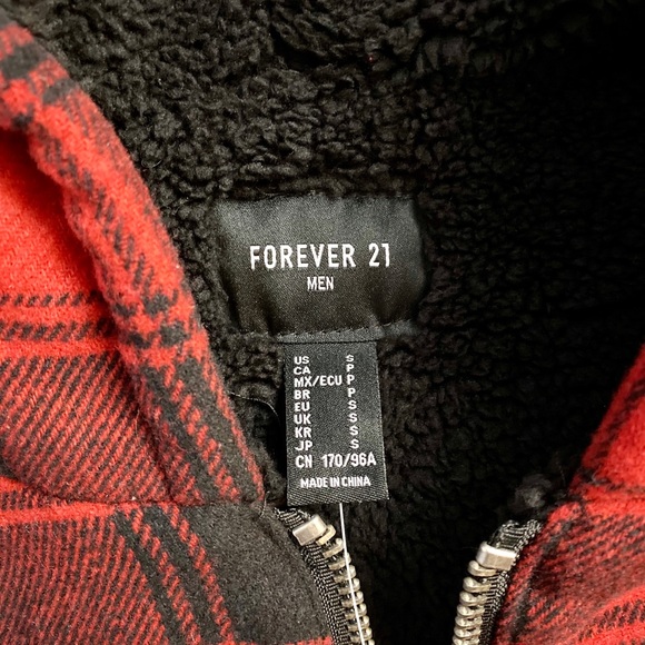 Forever 21 Men Red/Black Sweater - Picture 2 of 3